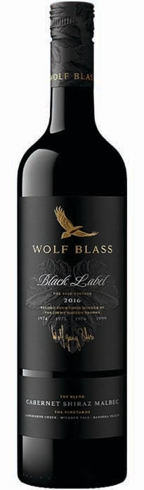 Wolf Blass Black Label Langhorne Creek McLaren Vale Cabernet Shiraz Malbec