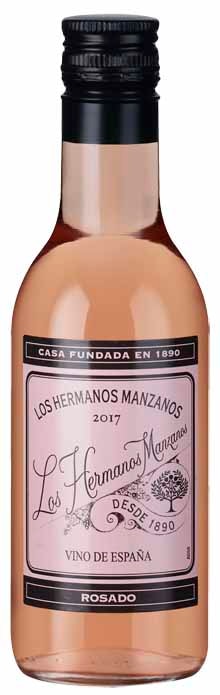 Los Hermanos Manzanos Vino Rosado (187ml)