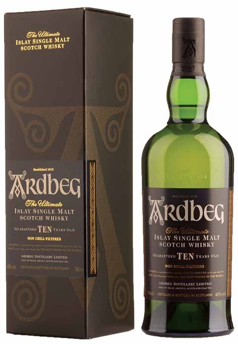 Ardbeg 10 year old Single Malt Whisky (70cl in gift tin)