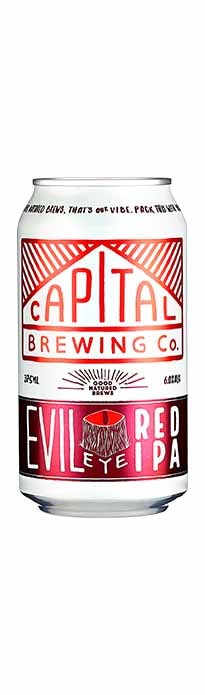 Capital Brewing Evil Eye Red IPA (375ml can)